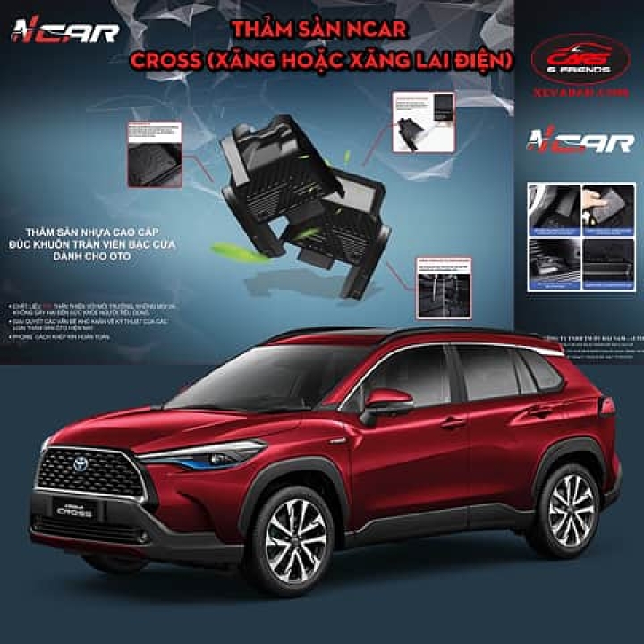 Thảm sàn Ncar cho TOYOTA CROSS